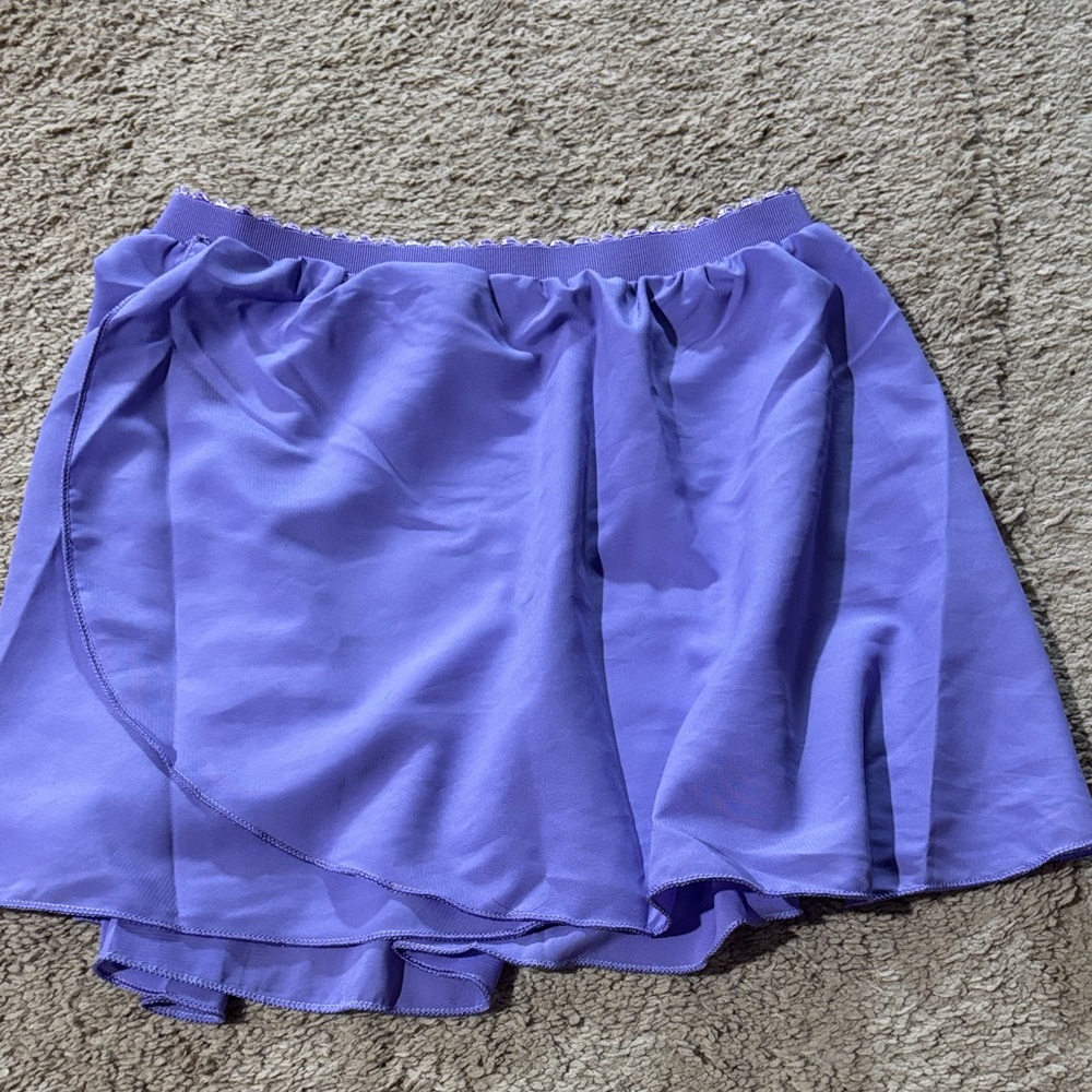 Girls Purple Ballet Skirt